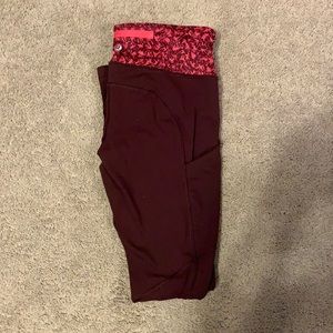 Lululemon full length leggings with pockets